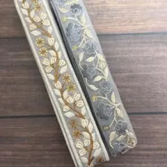 ちーず様専用♡インド刺繍リボン 1m50cm×2本セット