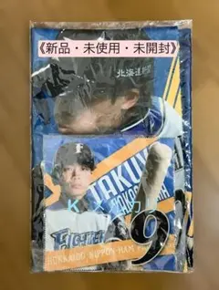 《新品・未使用・未開封》日ハム　マイクロファイバータオルセット　中島 選手　#９