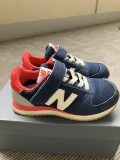 【美品】New Balance 420ネイビー/レッド 18cm