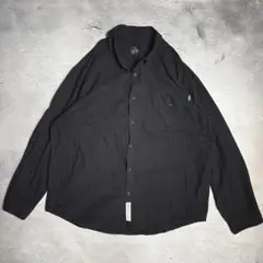 メンズ長袖シャツ黒