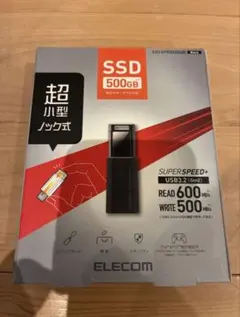 ESD-EPK0500GBK ELECOM エレコム 外付けポータブルSSDのサムネイル