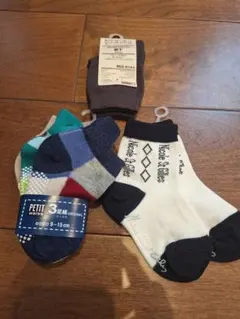 【未使用】 ベビー靴下MUJIなど ５足セット 9-15cm