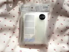 スキペタ　シールバインダー　シール帳　(無色透明)