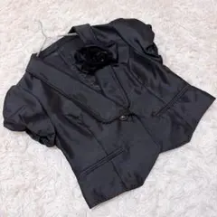 Dellise Noir デリセノアール（9AR） ボレロ コサージュ付き