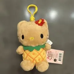 新品タグ付き】ハワイ限定 日焼けキティ パイナップルぬいぐるみ