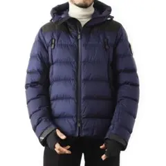 MONCLER Julio モンクレール ジュリオ ネイビーチェック ウール - メルカリ