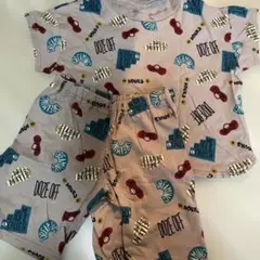BREEZEキッズ パジャマ 上下セット 110cm 総柄のサムネイル