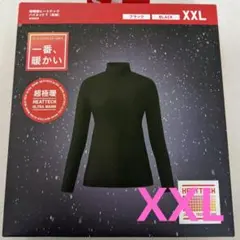 【ユニクロ】超極暖　ヒートテックウルトラウォームハイネックT　XXL　ブラック