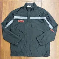 NIKE ナイロンジャケット スウォッシュ 古着 黒 XXLサイズ