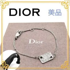 ✨️美品✨️ ディオール DIOR ロゴ プレート レディース ブレスレット