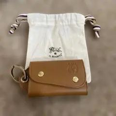 IL BISONTE ブラウン レザー キーケース