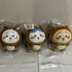 ちいかわ　たぬきだもんくじ　B賞 3種類セット　ハチワレ ちいかわ うさぎ