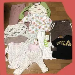 【セール】ベビー服 90cm 95cm まとめ売り 女の子 セット 長袖 シャツ