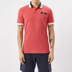 【EMPORIO ARMANI】EA7 半袖鹿子ポロシャツ　M ゴルフウェアのサムネイル