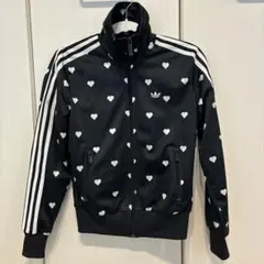 adidas ハート柄 ジップアップジャケット S