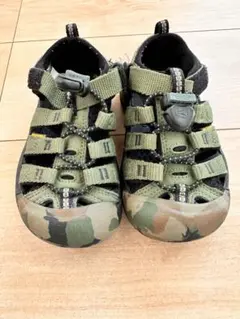 keen子供用カモフラージュサンダル