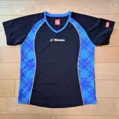 Nittaku 卓球ウェア 黒/青 ユニフォーム