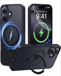 CASEKOO iPhone16Plus 用 ケース 米軍MIL規格 横縦両立