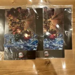 鬼滅の刃 入場者特典キービジュアルクリアスタンド2枚セット