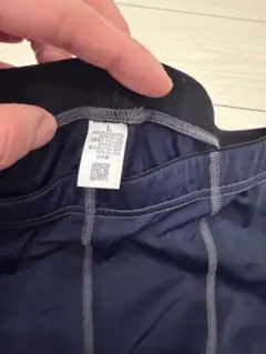 ネイビー ストレッチタイツ Lサイズ