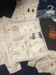 PEANUTS スヌーピー 2WAYドレス ロンパース　４点セット　おまけ一点