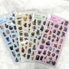 【４枚セット】イタリアンブレインロット　ぷくぷくシール　ボンボンドロップシール