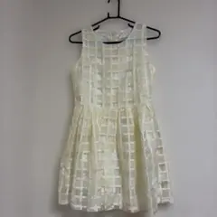 SHAKE SHAKE ノースリーブ チェック柄 ワンピースのサムネイル