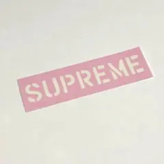 2026SSsupremeステッカー〝Hard〟ピンク