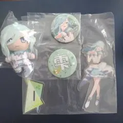 プロセカ セガラッキーくじ 日野森雫 マスコット、アクリルスタンド、缶バッジ