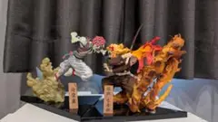 煉獄杏寿郎 猗窩座 フィギュアセット 開封済み