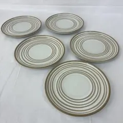 美品【波佐見焼】白山陶器 ソーサー 小皿　5枚セットのサムネイル