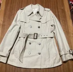UNIQLO ユニクロ　ベージュ ダブルブレスト トレンチコート