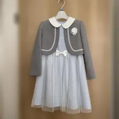【美品】120女の子 CHOPIN deux ワンピース ジャケット