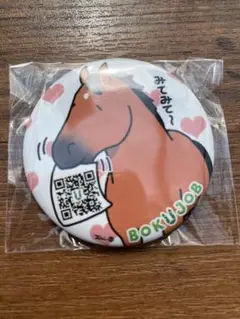 おがわじゅり　競馬　JRA 缶バッジ