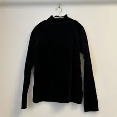 Lugnoncure ブラック ベロアトップス