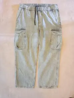 H&M デニムカーゴパンツ loose グレーのサムネイル