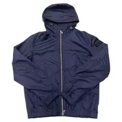 【美品】Dior Homme ナイロンフーディージャケット　ネイビー 48
