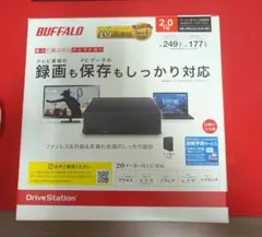 BUFFALO 外付けハードディスク 2TB HD-NRLD2.0U3-BA