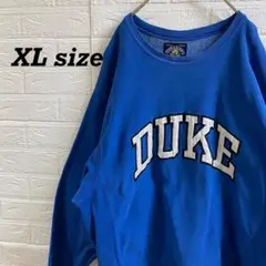 スティーブアンドバリーズ　デューク大学　総刺繍ロゴスウェット