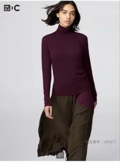 UNIQLO:C 極暖ヒートテックカシミヤブレンドタートルネックT (長袖) Ｌ