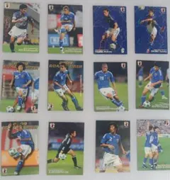 日本代表 サッカーカード12枚セット