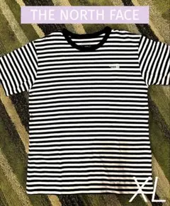 【お値下げしました‼️】♡THE NORTH FACE♡ ボーダー半袖TシャツXLのサムネイル