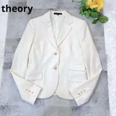 theoryセオリー＊テーラードジャケット　ウール混　シンプル　サイズ2