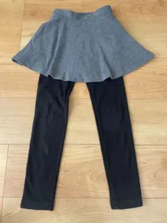 デビロック　スカッツ　120㎝　グレー　スカート付レギンス