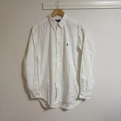 【90s】ポロラルフローレン YARMOUTH BDシャツ 白 16 1/2XL