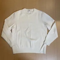 UNIQLO ホワイト クルーネックセーター L