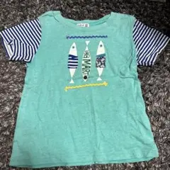 RAG MART ラグマート　110サイズ　お魚好きなお子さん向け半袖Tシャツのサムネイル
