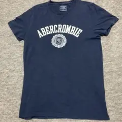 Abercrombie & Fitch ネイビー Tシャツ S