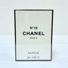 新品未開封　CHANELシャネル　N°19 19番　パルファム 香水　28ml