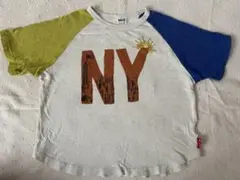 NYロゴ ラグランスリーブTシャツ 100cm~